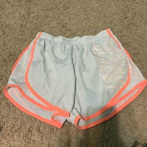White Nike tempo shorts medium